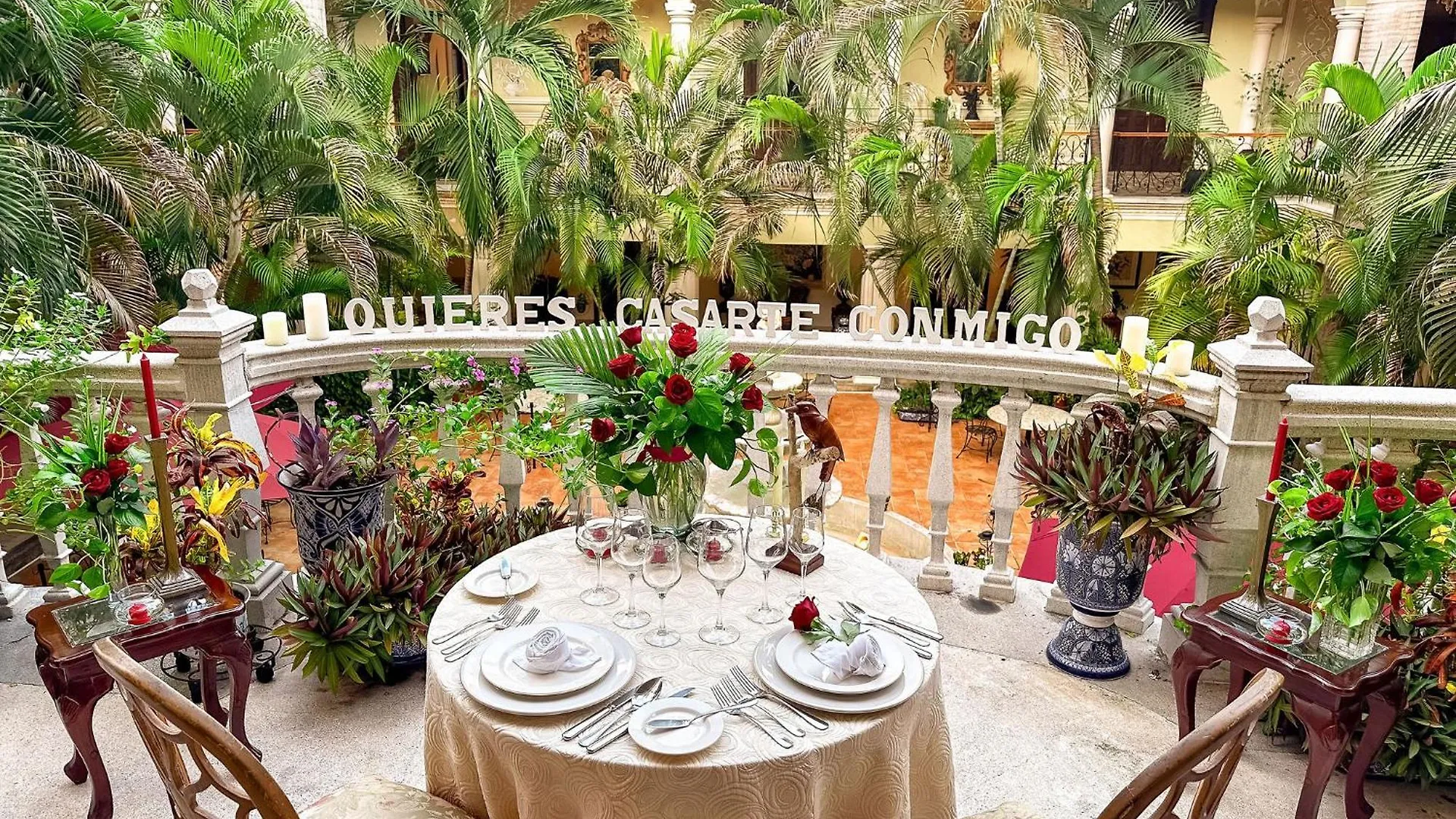 *****  Mansión Mérida Boutique Hotel - Restaurant Mexique